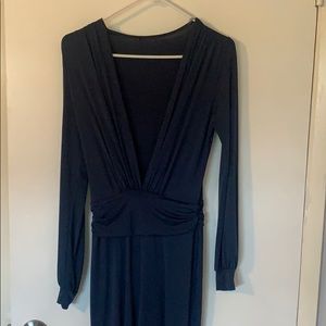 Royal blue elegant pants suit